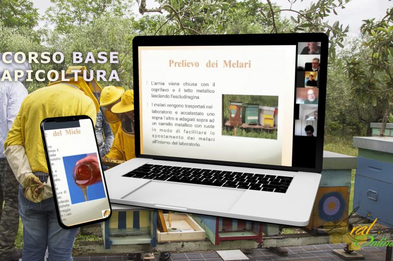 Full-Screen-Smartphone-and-laptop-Mockup-design corso apicoltura